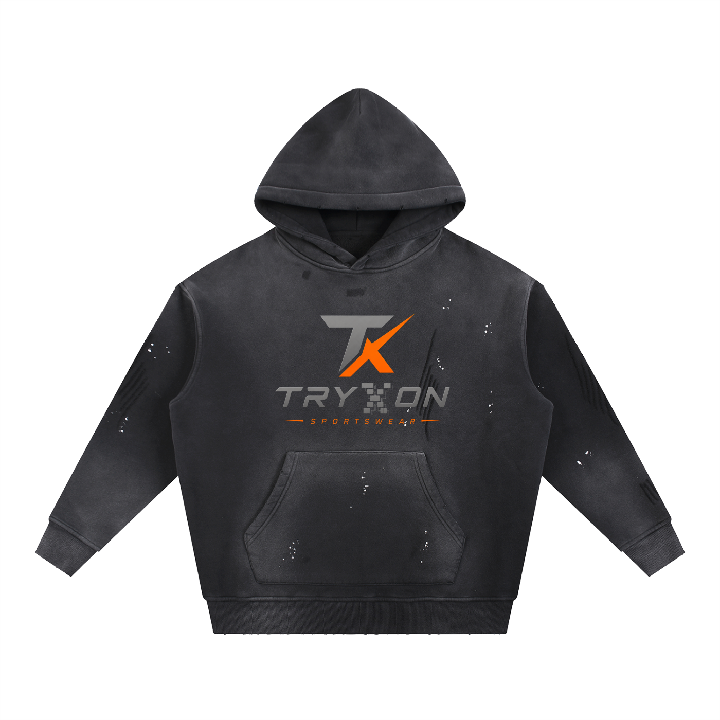 Vintage Washed X Back Hoodie